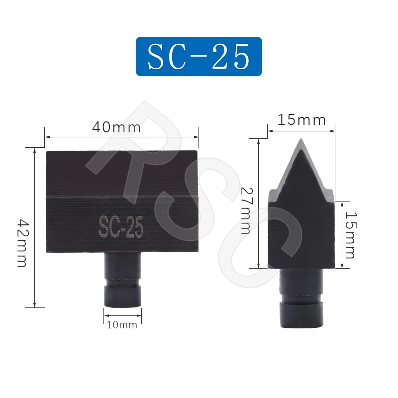 유압 커터 헤드 SC-12 SC-16 SC-22 SC-25 유압 강철 전단 블레이드 용 1 쌍 유압 철근 전단 블레이드