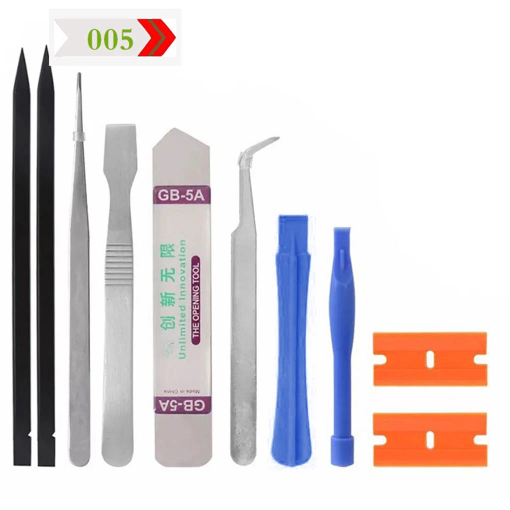 

10 Sets 21 in 1 Mobile Phone Repair Tools Kit Spudger Pry Opening Tool Disassemble Tools for iPhone X 8 7 6S 6 Plus Hand Tools