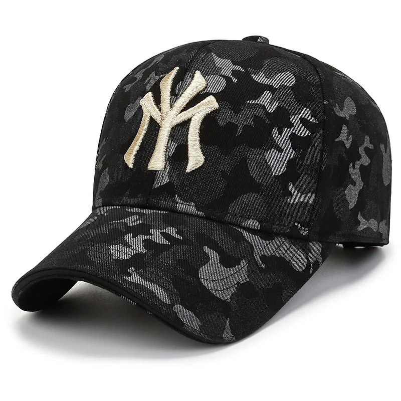 Baseball cap 3D NY Embroidery Letter Women Male Baseball Caps Camouflage Snapback Hats Casual Sport