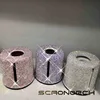 Shiny Rhinestone Roller Tissue Box Circular Roll Paper Office Living Room Bedroom Tissue Storage Box Bathroom Accessories 1