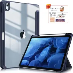 Premium Protective Tablet Case with Enhanced Durability and Sleek Design for iPad5 6th Air1 2 9.7 (Dark blue)