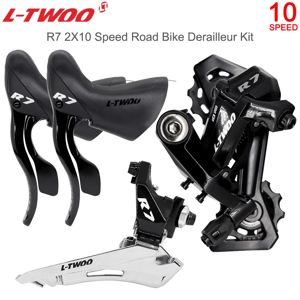LTWOO R7 2X10 Rear Derailleur Groupset for Road Bike Shifter Brake