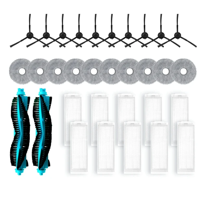 

For Cecotec Conga 11090 Spin Revolution Main Side Brush HEPA Filter Mop Pad Spare Parts