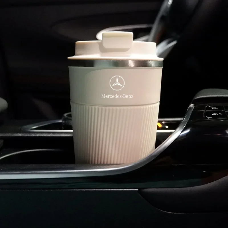 Thermos Coffee Mug Stainless Steel Coffee Cup For Mercedes Benz AMG W203 W206 W220 W205 W211 W212 W201 W210 W108 GLC GLK GLA GLB
