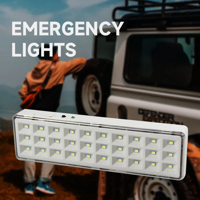 Emergency Light 1/2/3/4pcs 30LED Emergency Evacuation Lamp Wall-mounted Home Bulb Rechargeable Camping Lights for Power Outage