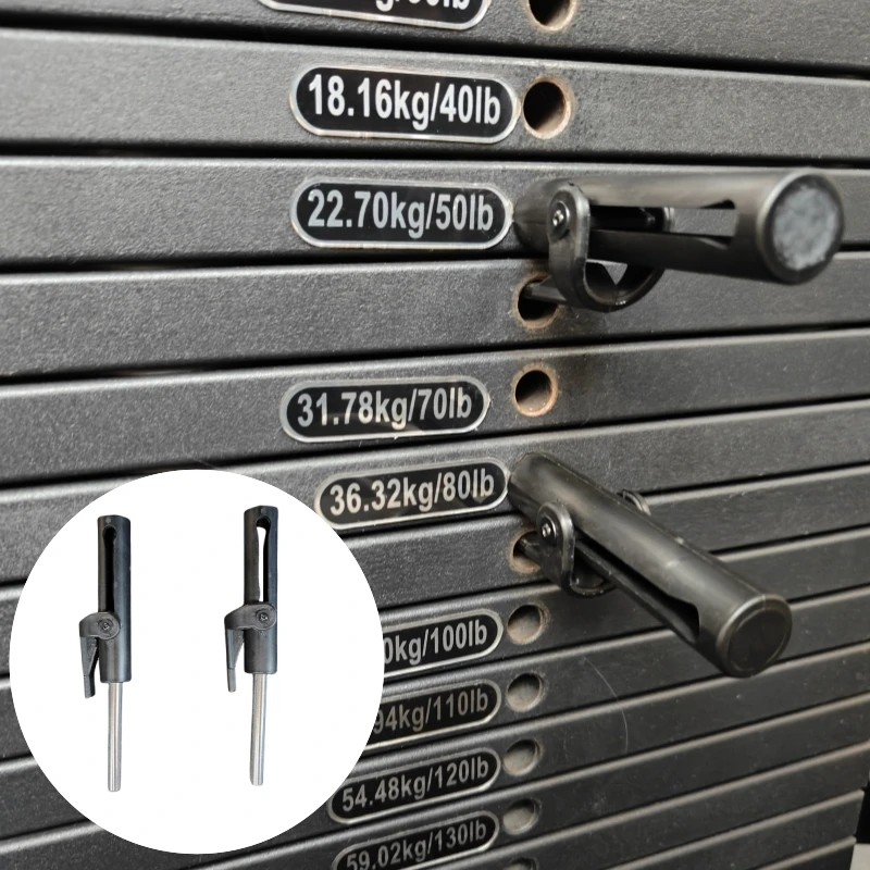 2 Pack Weight Stack Pin 8MM Super Group Strength Training Weight Loading Decreasing Pin Gym Equipment Replacement Accessories 5