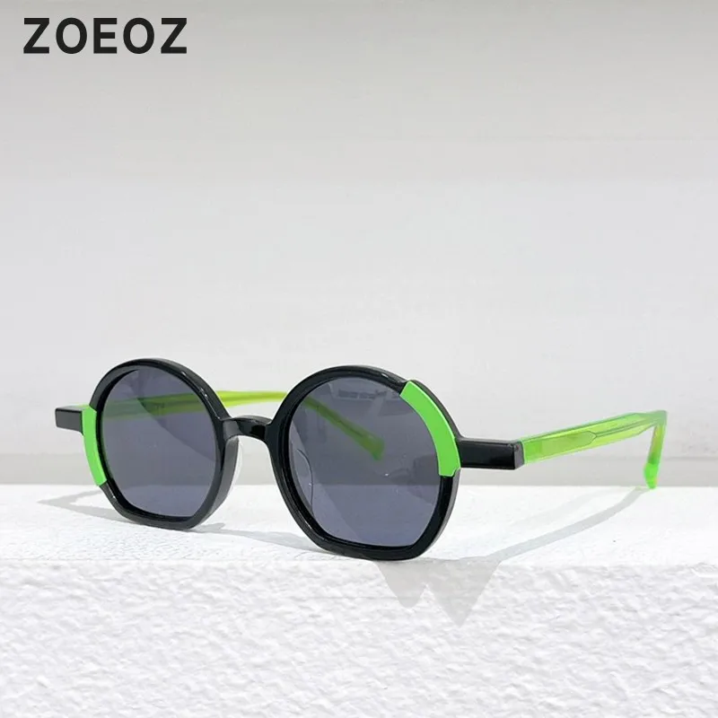 

James Tart 480 Vintage round Sunglasses Hip Hop Travel glasses Women Fashion Sun Glasses men Acetate Frame Eyewear UV400 2023