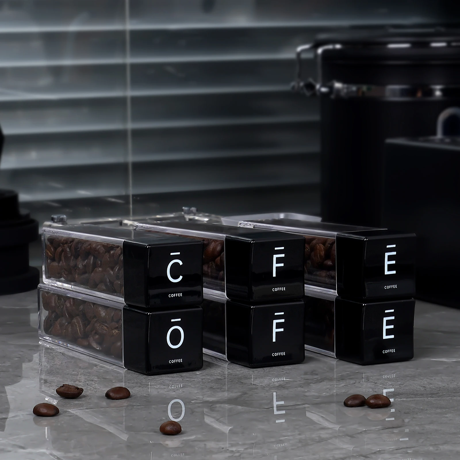 حافظ على انتعاش قهوتك: حافظات حبوب القهوة IKAPE 6...