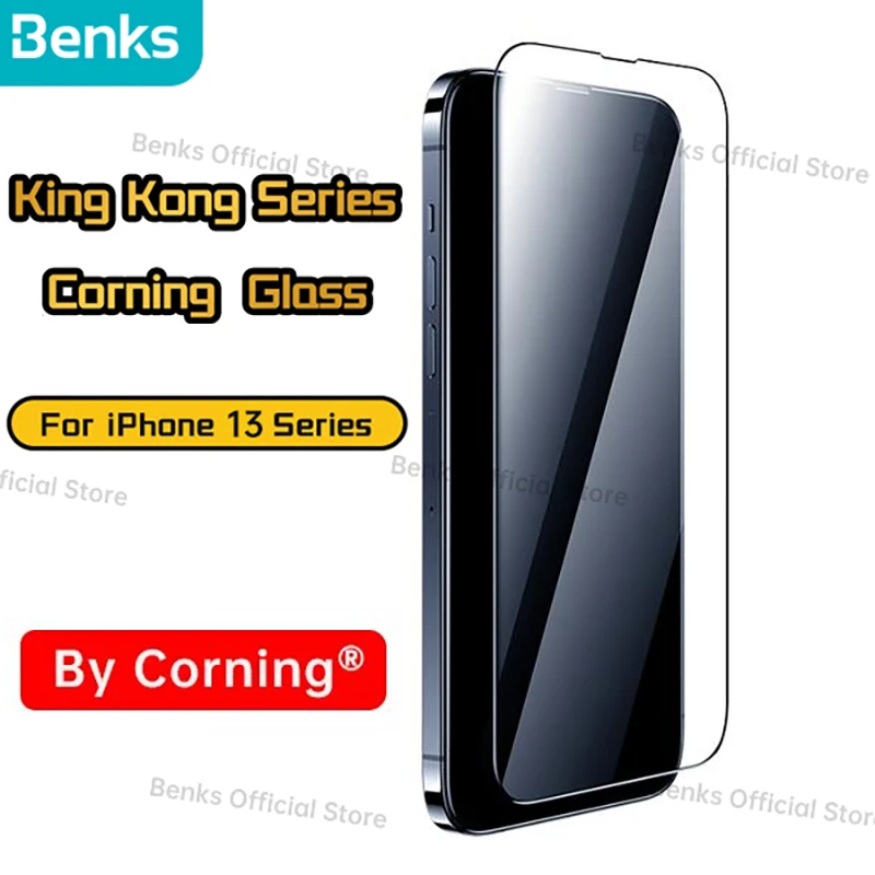 Benks X Pro+ King Kong Corning Hd Screen Protector Film For Iphone 13 Mini Pro Max Antibacterial