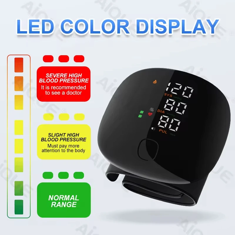Blood Pressure Monitor AJC Rechargeable Wrist