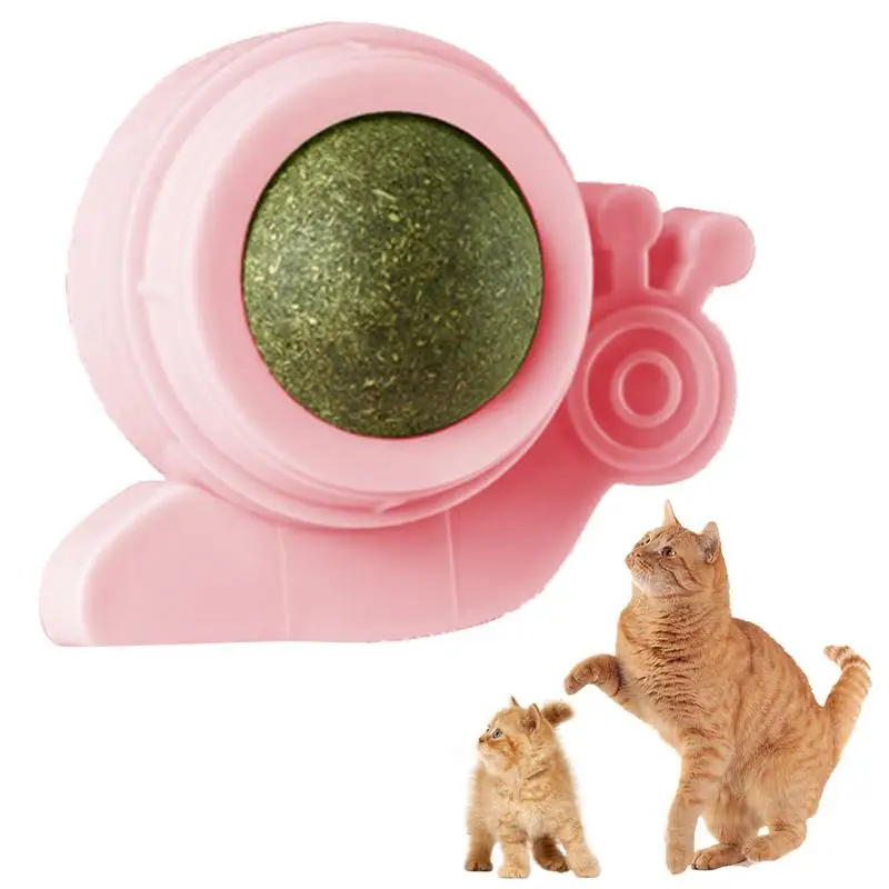 

Catnip Balls Toy For Cats Safe Catnip Wall Roller For Cats Lick Interactive Toys Edible Catnip Balls Catnip Wall Roller For Cats