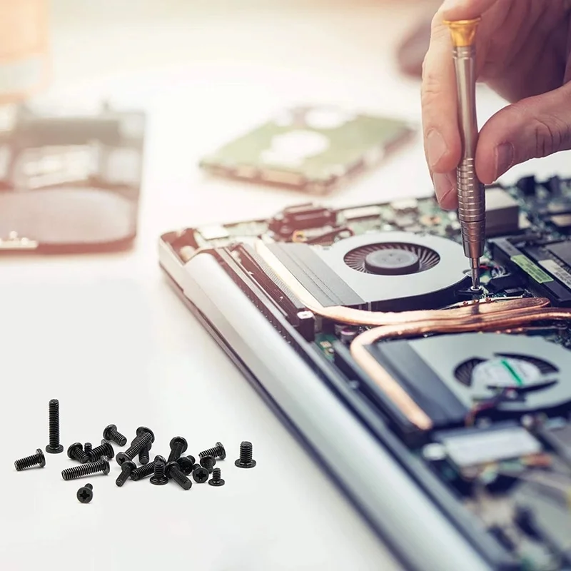 500PCS Laptop Notebook Computer Repair Screws Kit for Lenovo Samsung HP IBM Hard Disk SATA Computer Notebook Laptop Screws