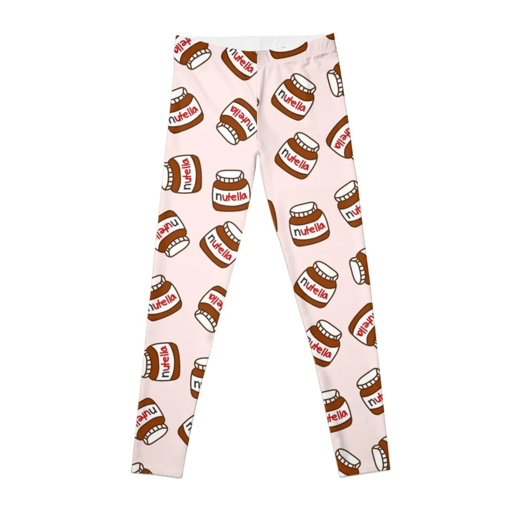 Cute Tumblr Nutella Pattern Leggings sports tennis for Women's tights Sportswear woman gym Womens Leggings