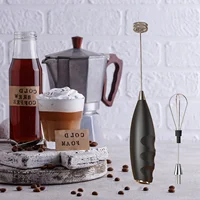 2025 New Stylish Multifunctional Handheld Electric Mixer Battery Operated Dual-head Whisk for Cappuccino, Matcha, Eggs, Lattes 6