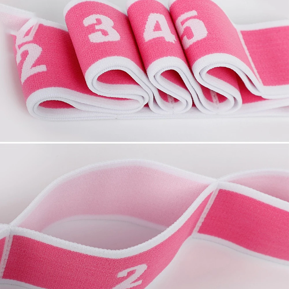 Women Yoga Belt Stretch Strap Rope Figure Waist Leg Resistance Bands Stretcher for Fitness Exercise fitness resistance band fitness accessories