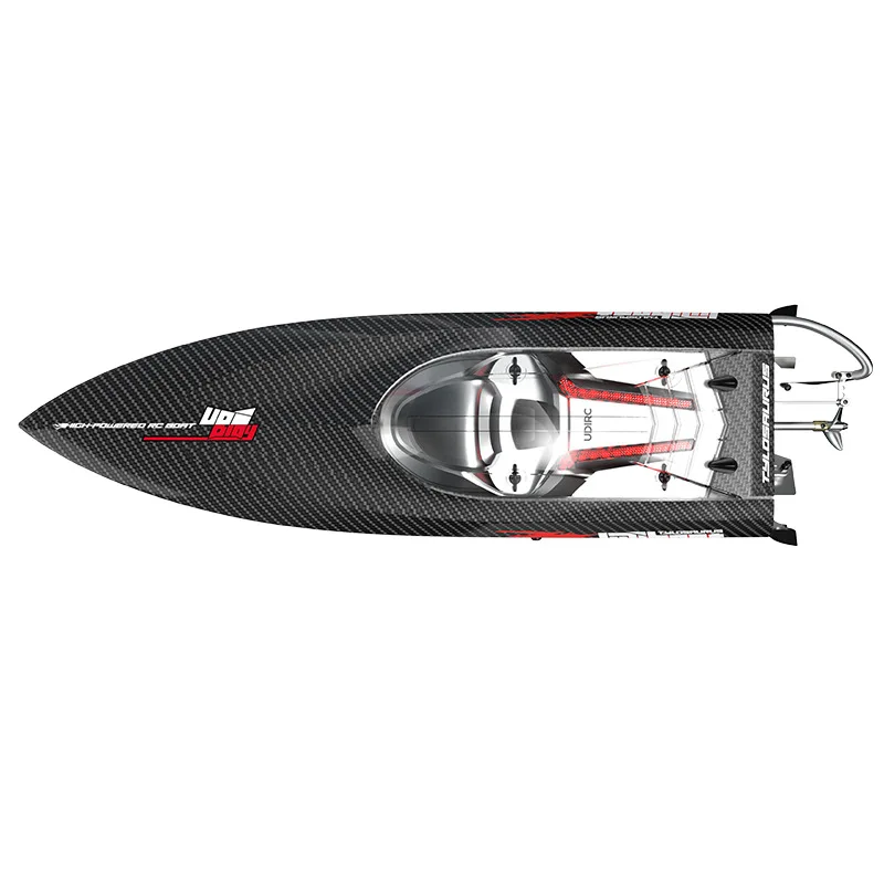 UDI RC UDI022 브러시리스 탄소 섬유 대형 리모컨 스피드보트 성인용, 25 인치 고속, 30mph, 50 km/h, 합금강 장난감
