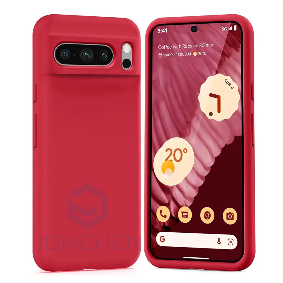Liquid Silicone Soft Fabric Phone Case - Original Enhanced Protection Cover