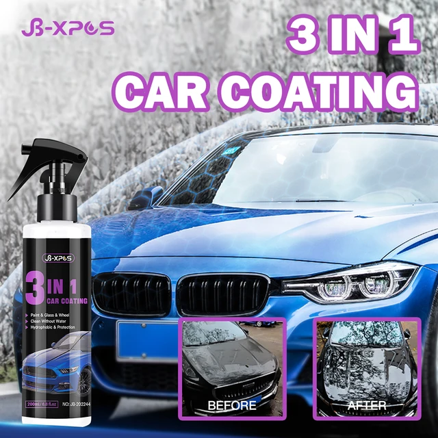 Ceramic Coating 3 In 1 Quick Coating Spray High Protection Auto Nano Polishing Spraying Wax Car Paint Scratch Repair Remover 2