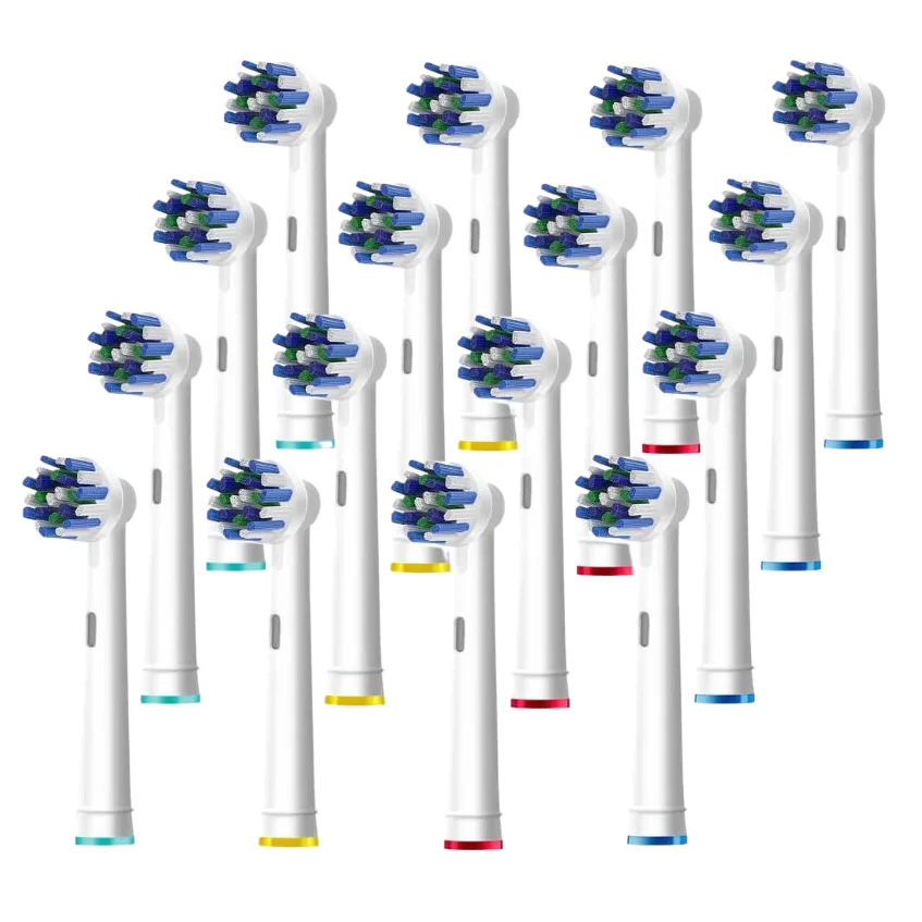 رؤوس فرشاة الأسنان المتقاطعة السوداء لـ Oral B Braun Pro 500/1000/1500/3000/3757/5000/7000/7500/800 فوهات رأس الفرشاة لـ OralB