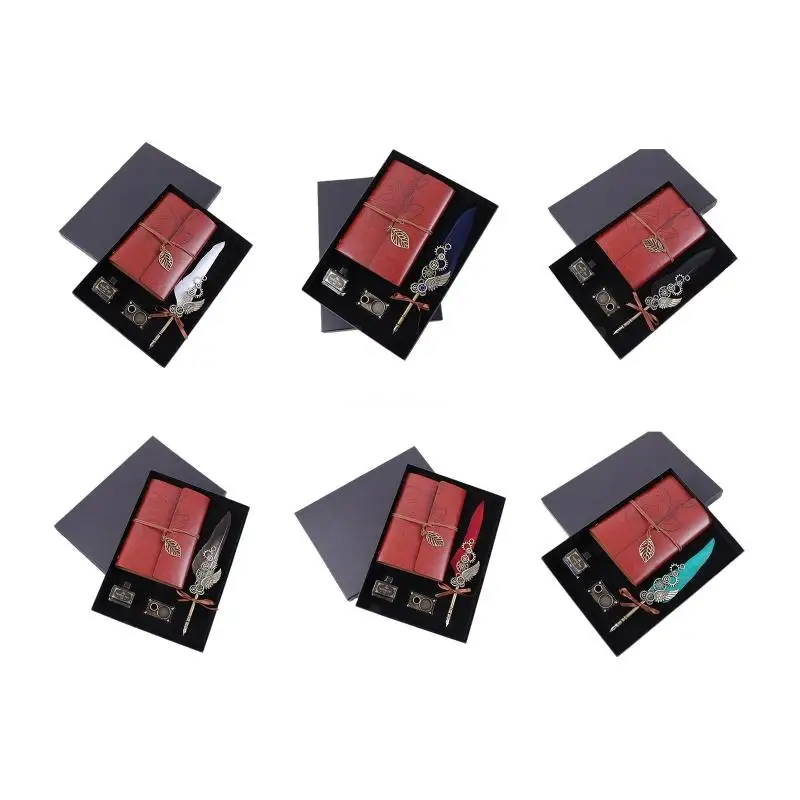 

Набор перьевых ручек и чернил для детей, антикварное многоразовое пишущее перо, чернильные ручки, Прямая поставка