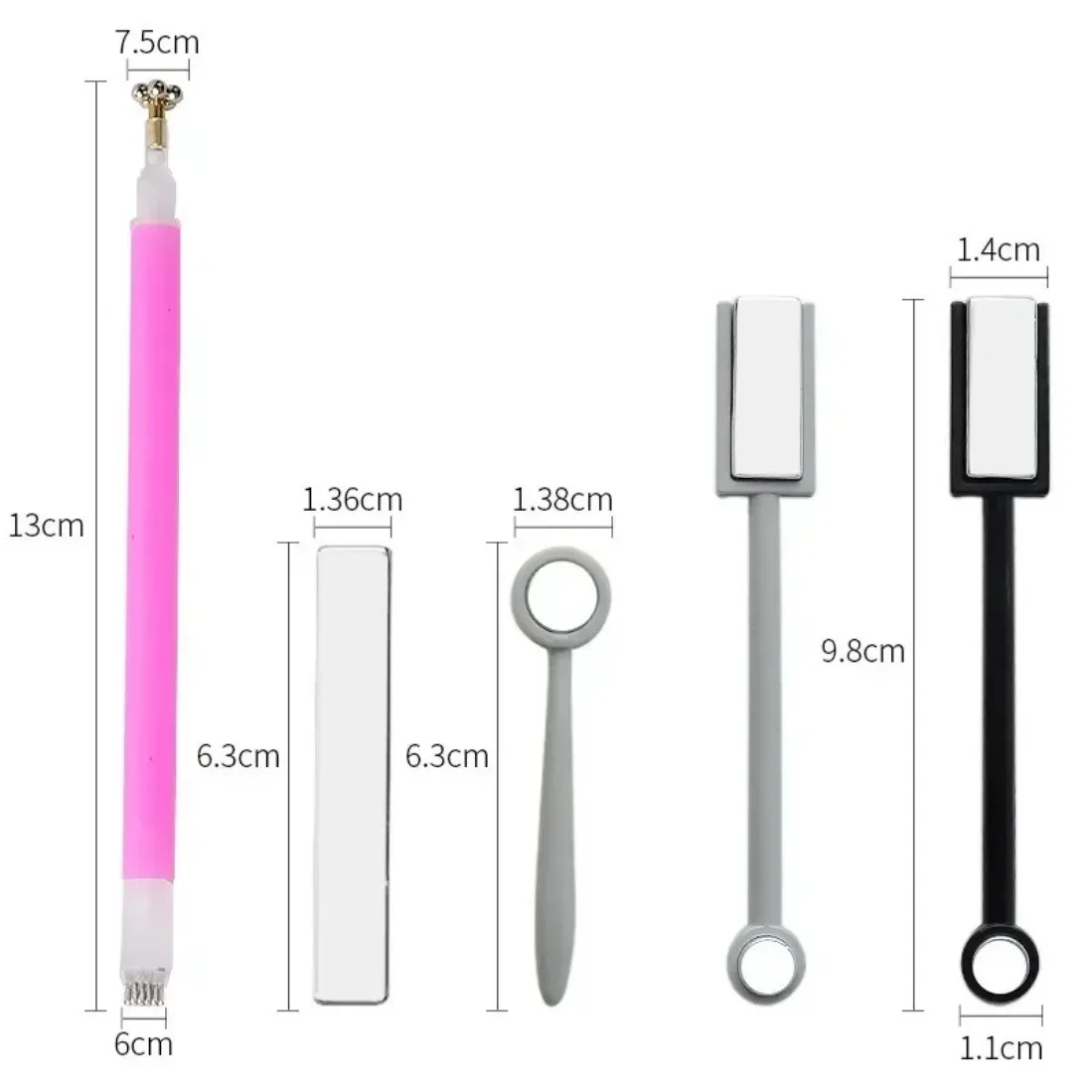

1Ps New Cat's Eye Magnet Stick Nail Polish Gel Fancy Multifunctional Nails Art Cat Eye Magnet Pen Nail Magnetic Stick Nail Tools