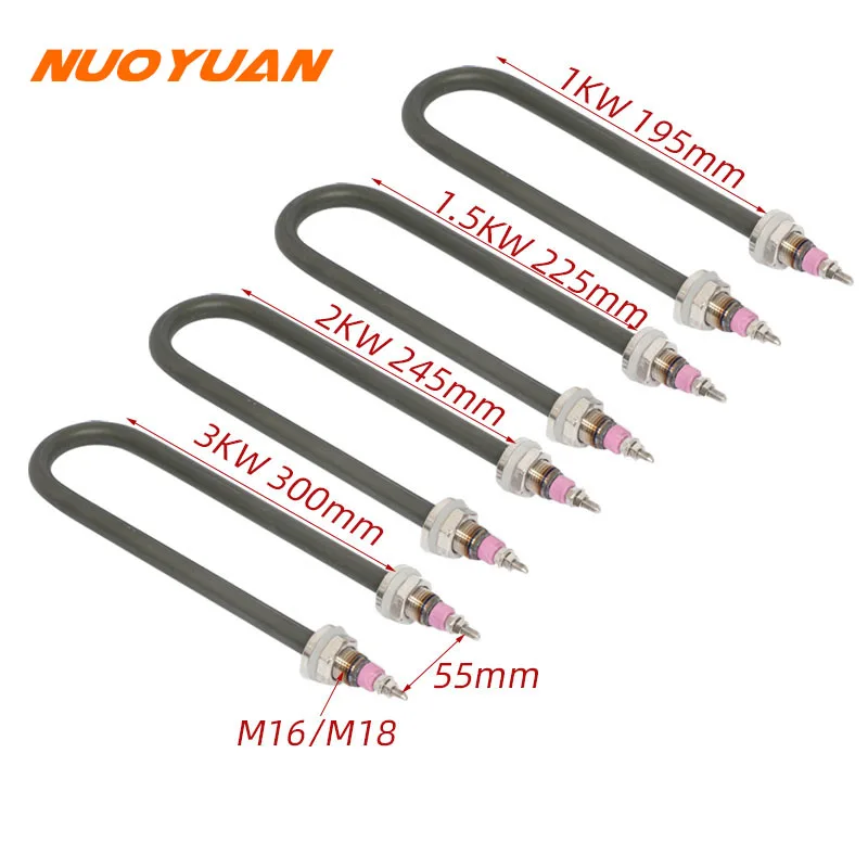 AntiScale U Type Heating Element 220V Water Heater Green SUS304