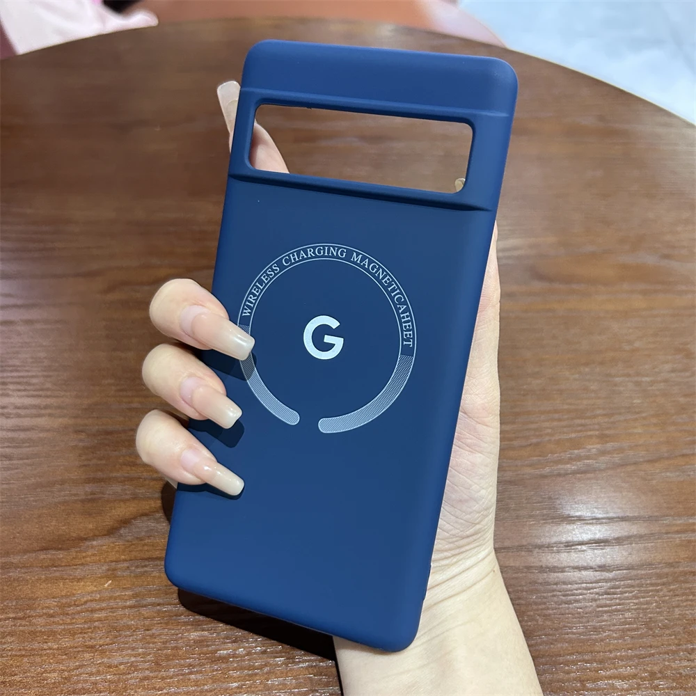 Silky Soft Silicone Magnetic Wireless Charging Protective Case