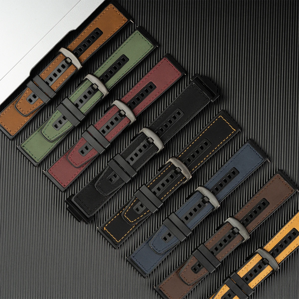 Vintage Silicone Leather Strap Wristband Accessory