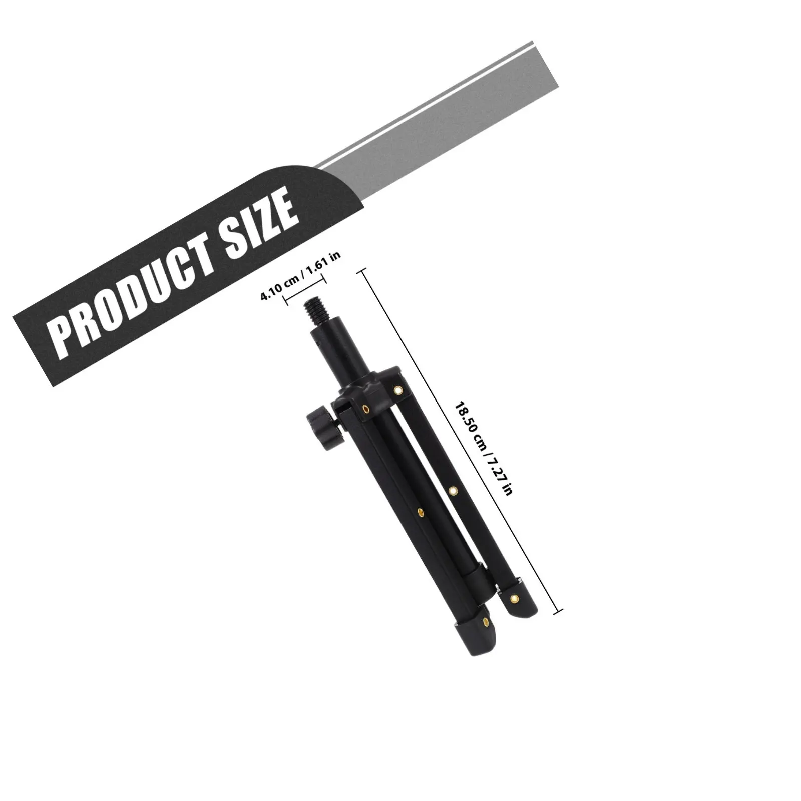 휴대용 데스크탑 마이크 스탠드 접이식 삼각대 합금 조절식 마이크 홀더 라이브 방송 녹음 스트리밍 마이크 삼각대