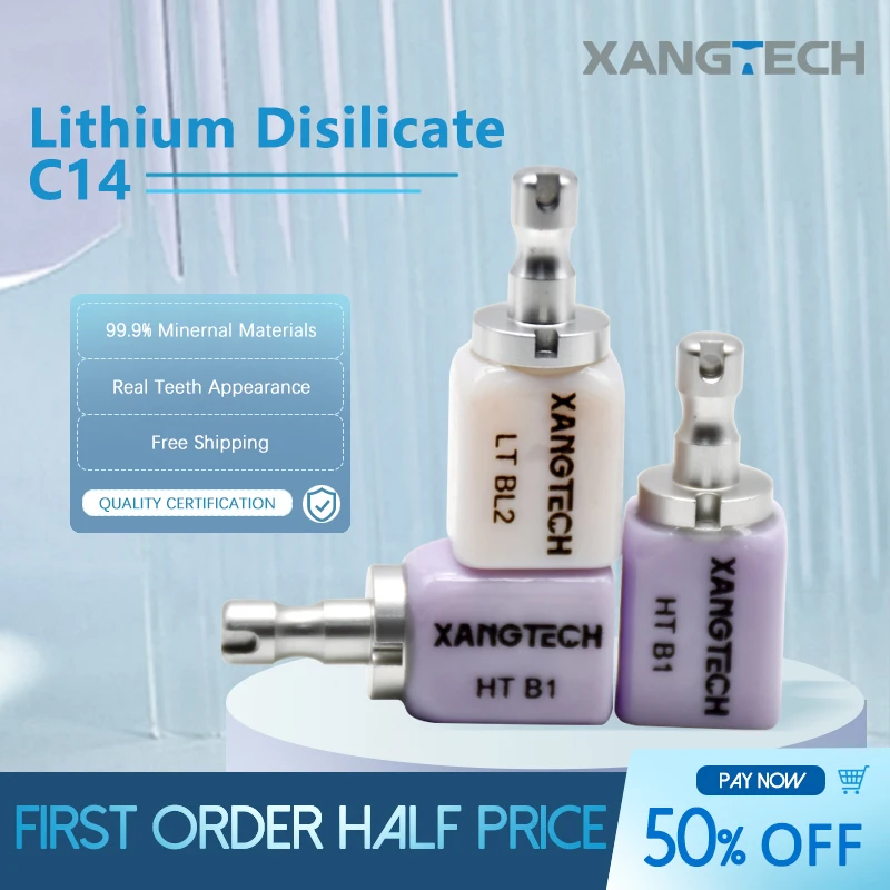 XANGTECH-Dental-Lithium-Disilicate-Blocks-C14-Glass-Ceramic-New ...