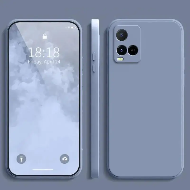 Silicone Soft Ultra Thin Matte Phone Case in Solid Color