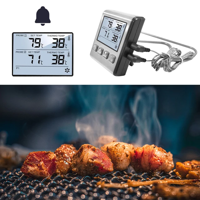 Dual Probe ThermoPro TP27 500FT Long Range Wireless For Grilling