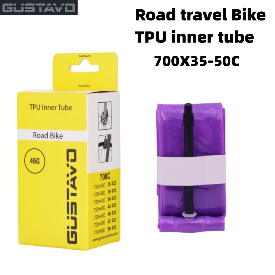 Eco-Friendly TPU Road & Gravel Bike Inner Tube with French Valve