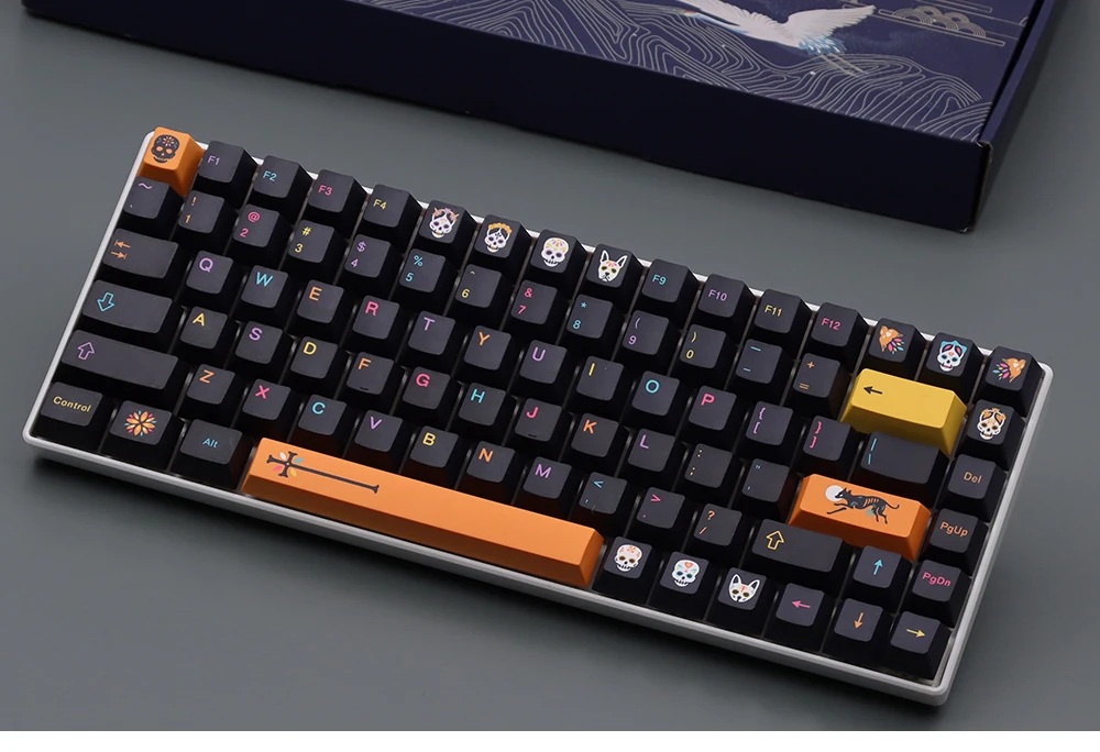 keycap mictlan conjunto pbt para teclado mecânico