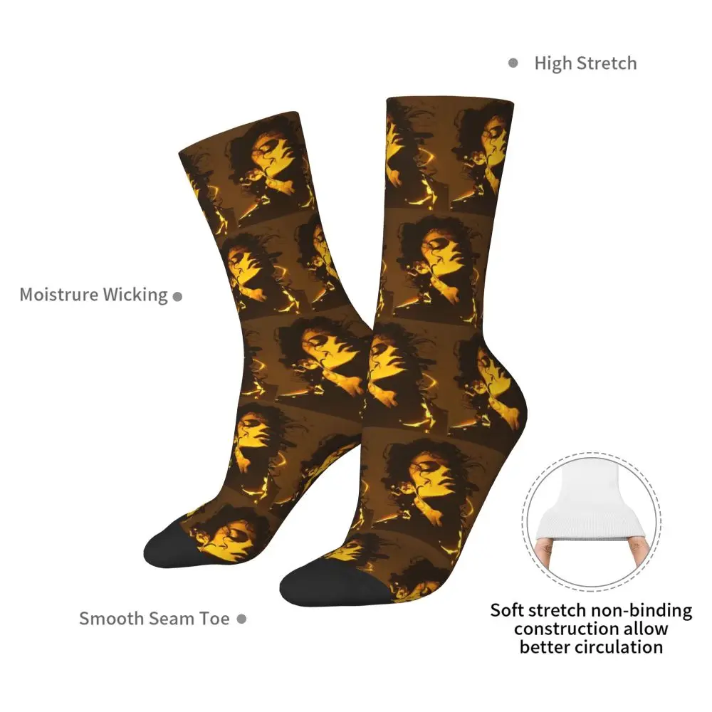 Michael Jackson Musicians Singers Dancers Socks Harajuku Stockings All Season Long Socks Accessories for Unisex Christmas Gifts