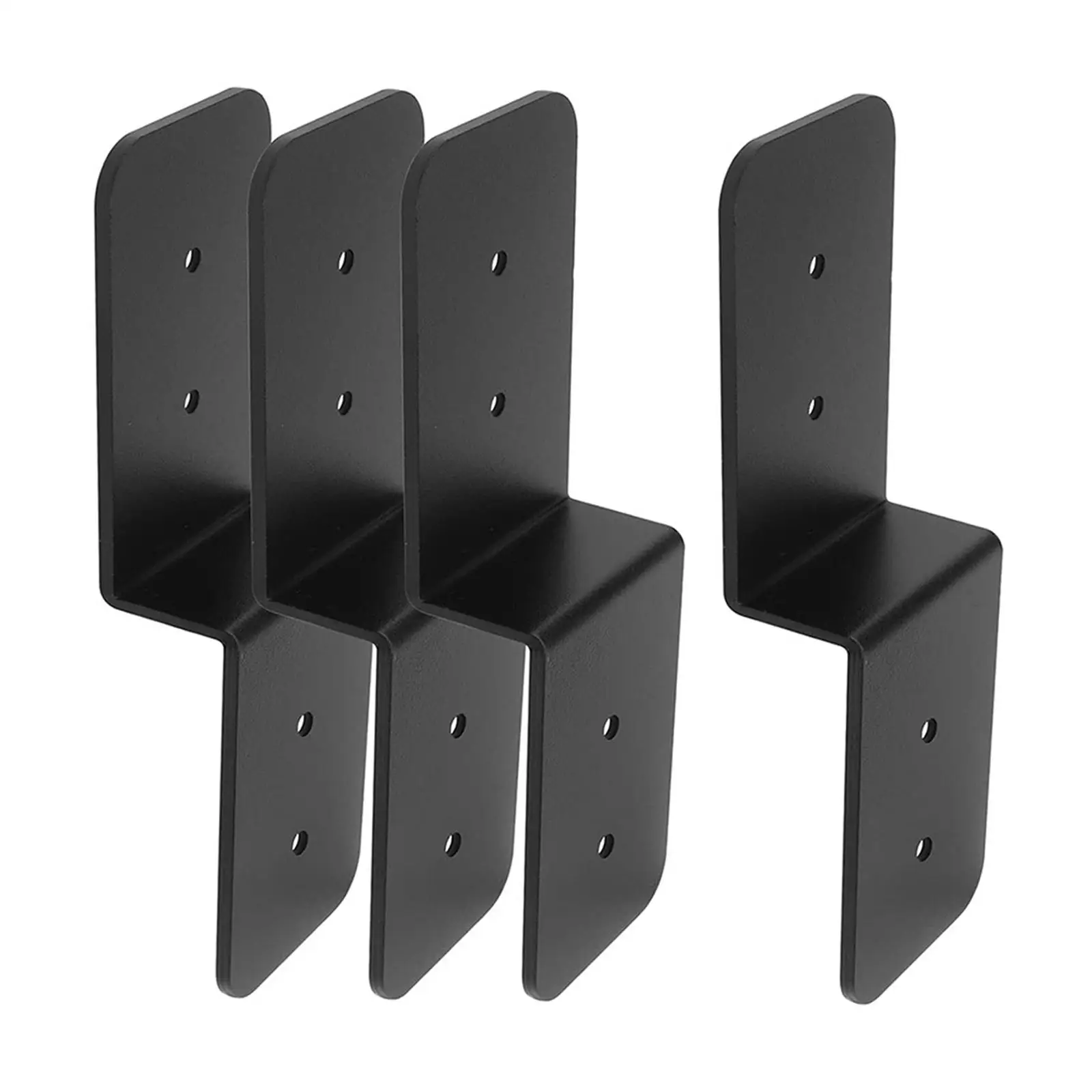 4x Post to Beam Z Brackets Pergola Brackets for Trusses Wood Shelves Shed