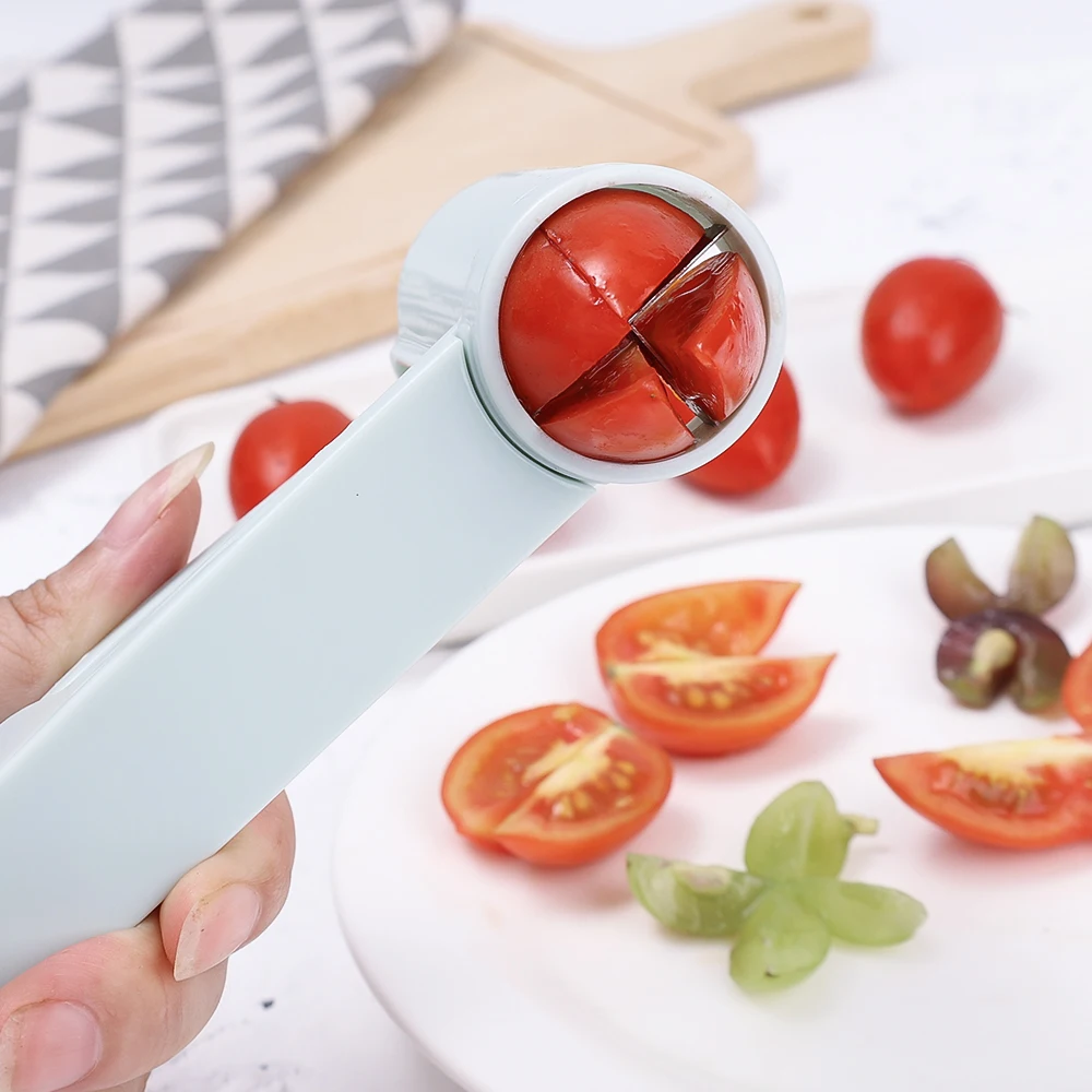 Slicer For Tomato And Grape, Cherry & Blueberry Slicer, Fruit And