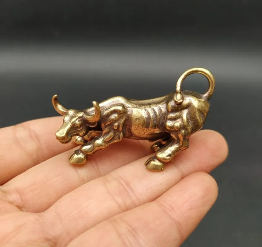 

Miniature Wall Street Bull Bull Statue Animal Statue Desk Decoration Living Room Interior Home Decor Accessories