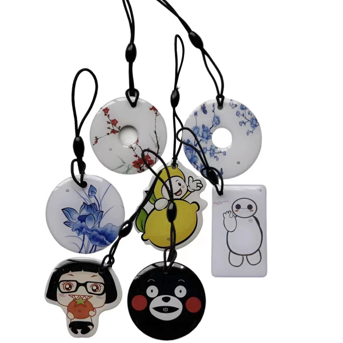 125Khz EM4305 EM4205 RFID DIY Keyfobs Key Tags Rewriteable Copy Proximity Waterproof Glue Dropping Access Control ID Blank Card 