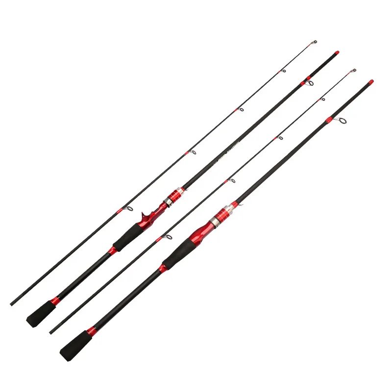 

Full set of straight handle/gun handle fishing rods with quick adjustment