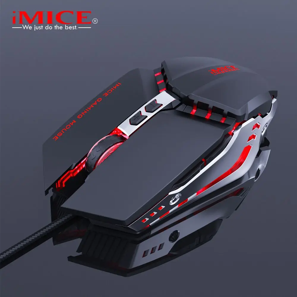 Imice Factory Wholesale Modello T80 Mouse Da Gioco Cablato Per E-Sports
