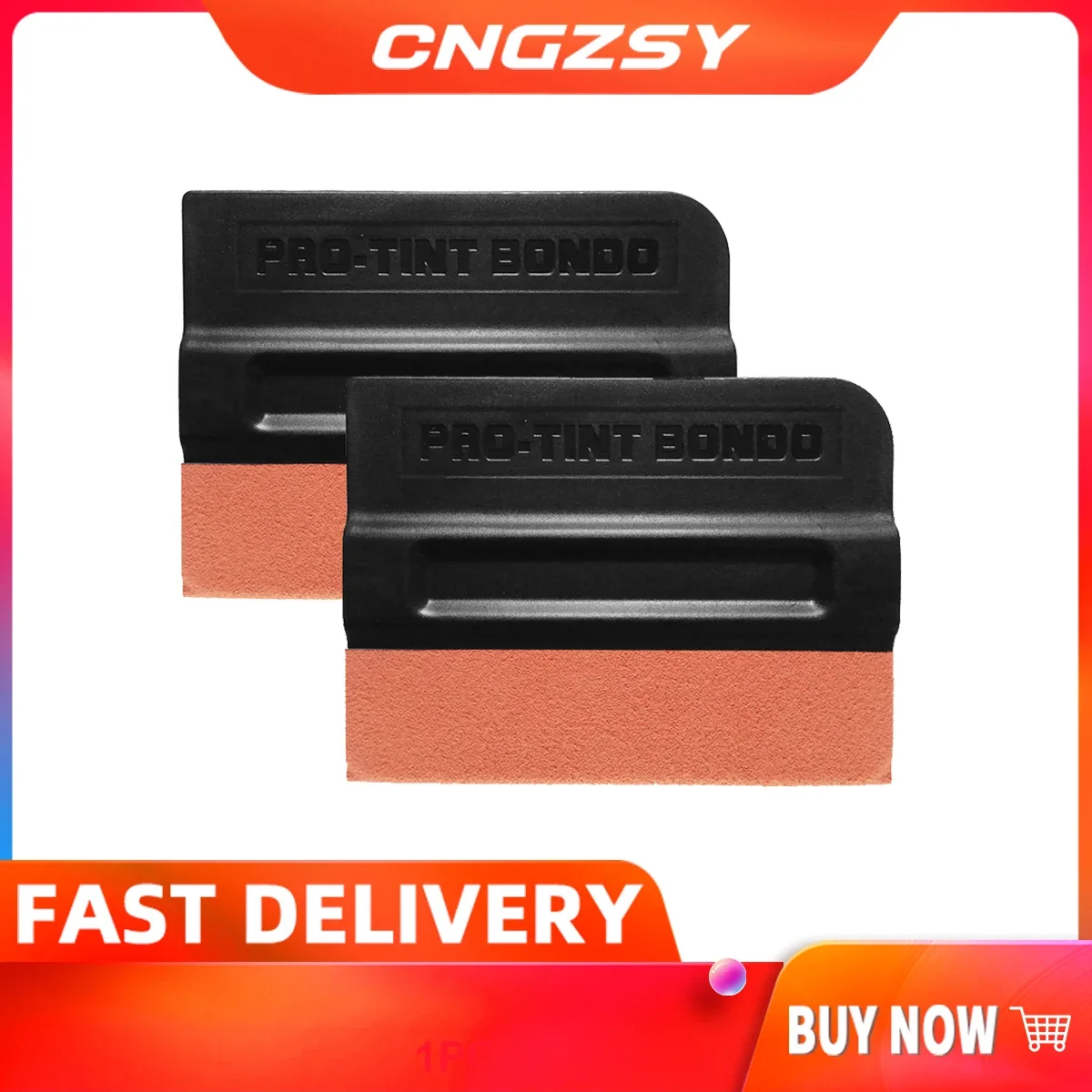 

CNGZSY 2pcs Magnet Squeegee High Temperature Resistance Suede Scraper Window Sticker Decal Car Styling Vinyl Wrap Tools 2A10