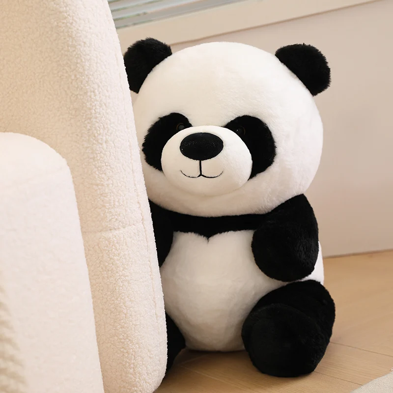 40/50cm Simulation Giant Panda Plush Toy Cartoon Stuffed Animals Pandas Plushies Doll Anime Soft Kids Toys for Girls Boys Gifts pandas в действии