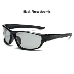 Photochromic Polarized Vintage Sports Sunglasses - Unisex UV400 Protection (BlackPhotohromic)