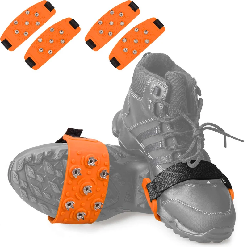 Shoe Spike Winter Winter Velcro Ice Claw Outdoor Climbing Snow