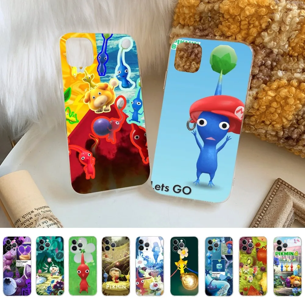 Custodia Per Telefono Pikmin 4 Per Iphone 15 14 11 12 13 Mini Pro Xs Max Cover 6 7 8 Plus X Xr Se 2020 Funda Shell