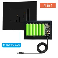 Panneau solaire 25W avec contrôleur de Charge MPPT, sortie 5V 12V 18650, lampe LED étanche alimentée par batterie pour routeur WiFi 3G CPE 4G 2
