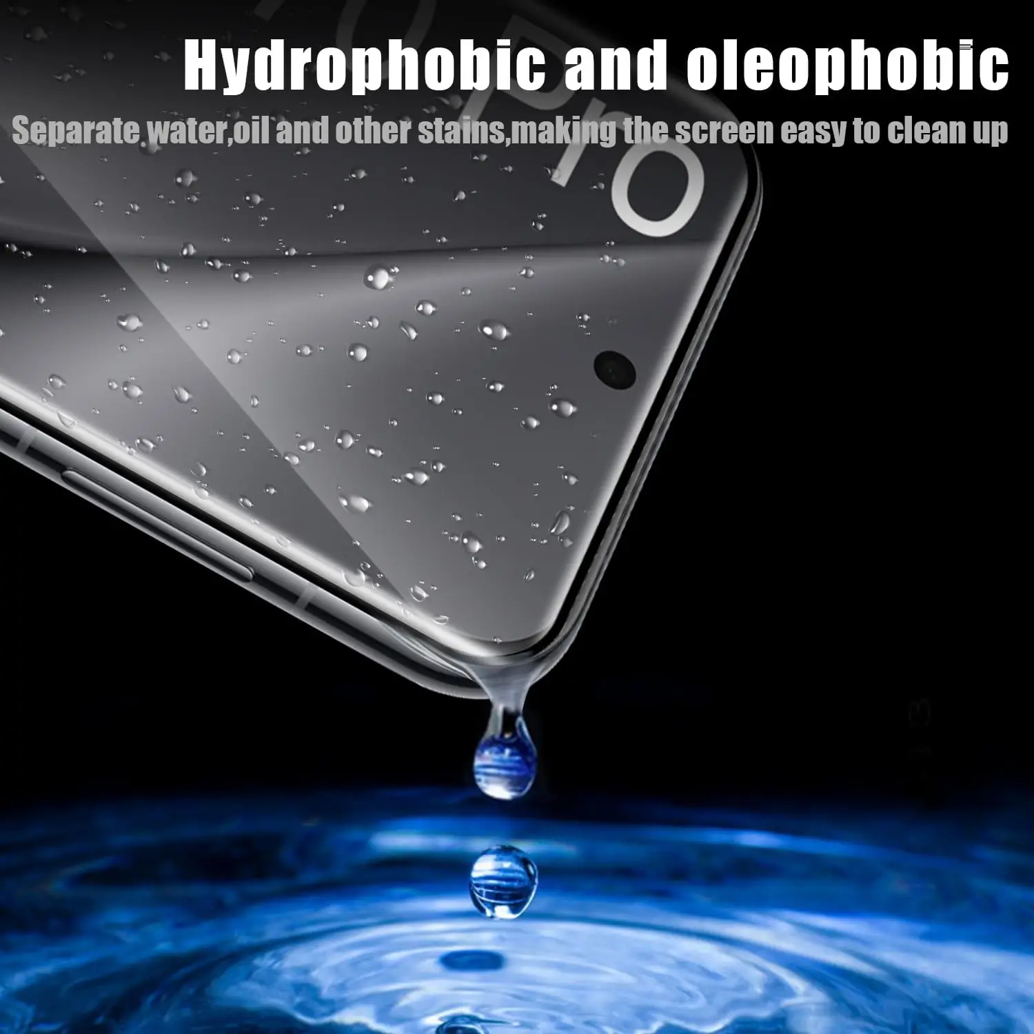 Premium HD Curved Tempered Glass Screen Protector with Four-Sided Adhesive