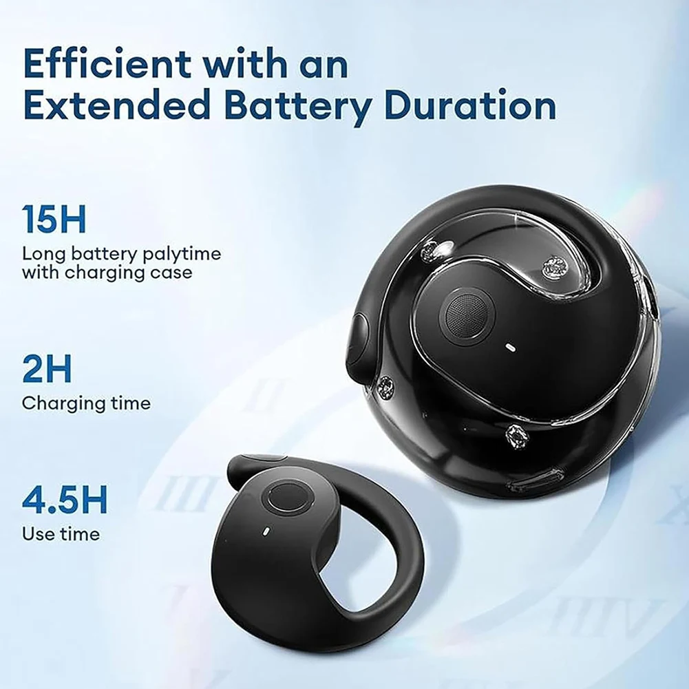 144 Languages Translator Headphones BT 5.0 Real Time Translation Earbuds 360&deg; Hi-Fi Stereo Sound Wireless Open-Ear Headphones translator earbuds translator earphones