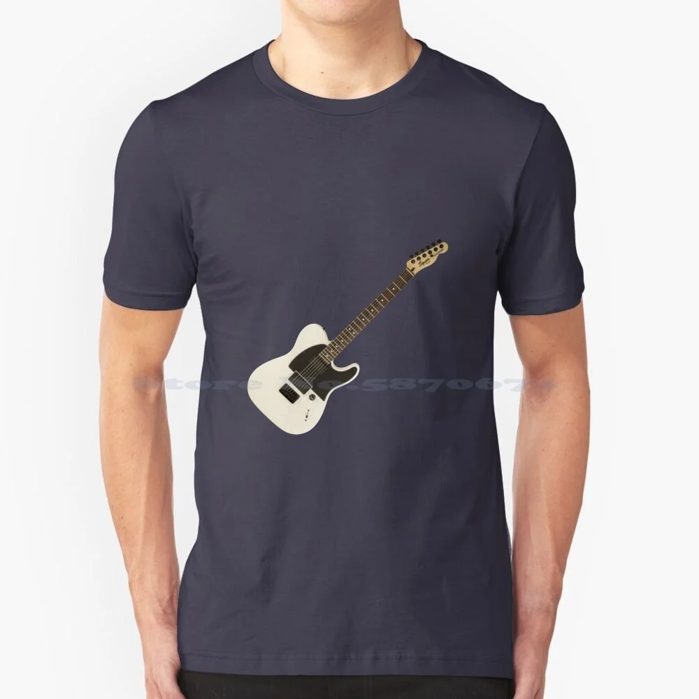 Jim Root Guitar T Shirt 100% Cotone Tee Jim Root Stone Sour Squier Telecaster Stratocaster Guitar Metal